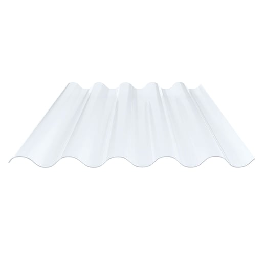 PVC Wellplatte | 177/51 | Profil 5 | 1,2 mm | Klarbläulich | 1,60 m #1