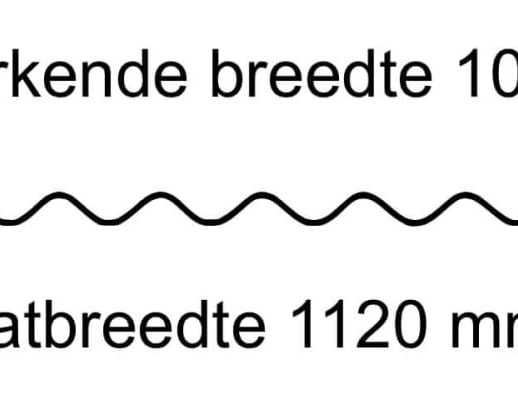 PVC Wellplatte | 76/18 | Sparpaket | 1,30 mm | Klarbläulich | Breite 3,25 m | Länge 2,00 m #8