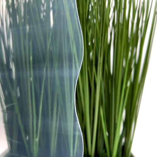 PVC Wellplatte | 76/18 | 1,30 mm | Klarbläulich | 4,00 m #3