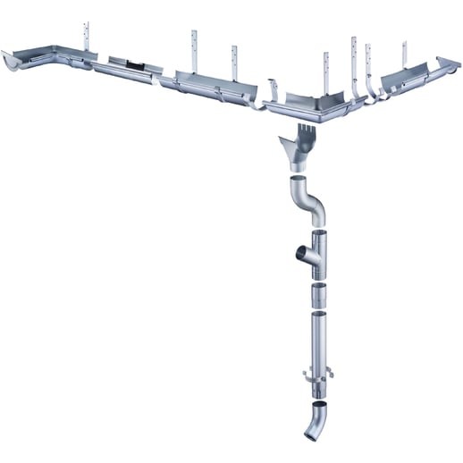 Rinnenendstück | Titanzink | Ø 125 mm #4