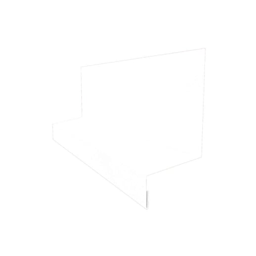 Sockelleiste | Typ 2 | 6,7 cm x 4 cm x 2 cm x 2,00 m | Stahl 0,50 mm | 25 µm Polyester | 9010 - Reinweiß #1