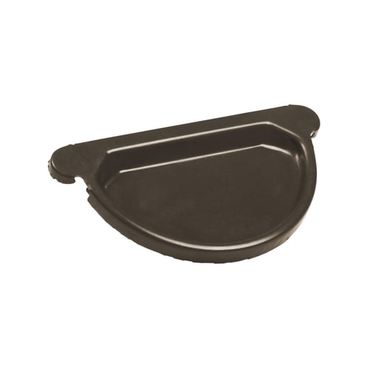 Stahl Dachrinnen Sparpaket 10,00 m | Ø 125/100 mm | Farbe Braun #4