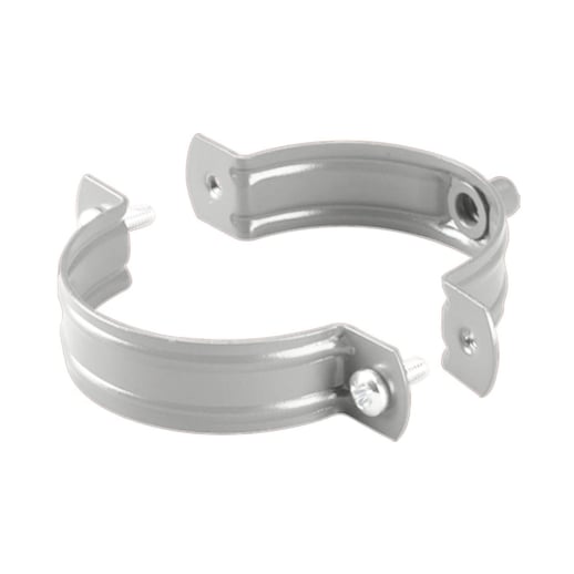 Stahl Dachrinnen Sparpaket 3,00 m | Ø 125/90 mm | 9006 - Weißaluminium #11