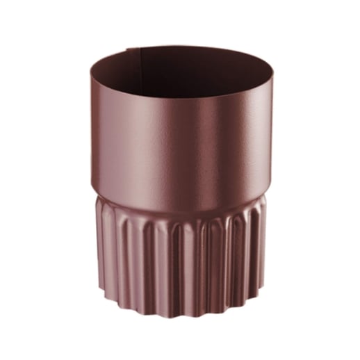 Stahl Dachrinnen Sparpaket 4,00 m | Ø 125/90 mm | 8017 - Schokoladenbraun #9