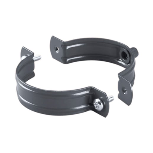 Stahl Dachrinnen Sparpaket 5 m | Ø 125/90 mm | 7024 - Graphitgrau #11