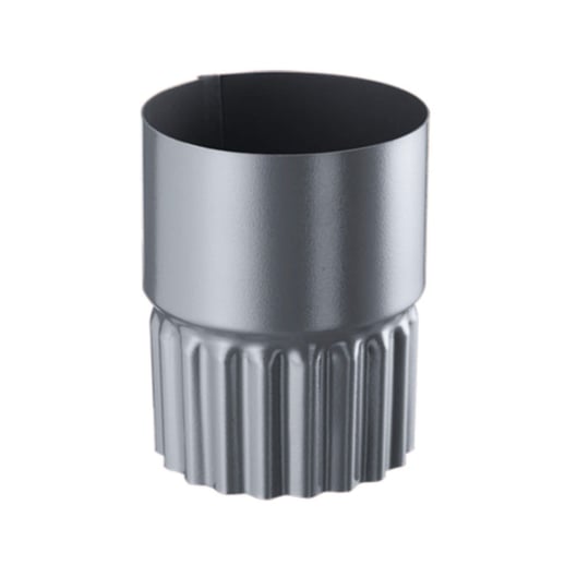 Stahl Dachrinnen Sparpaket 7 m | Ø 125/90 mm | 7024 - Graphitgrau #10