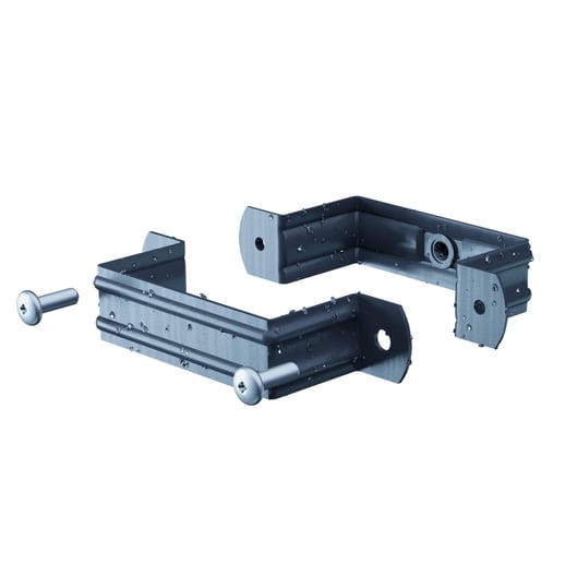 Stahl Kastenrinnen Sparpaket 4,00 m | Ø 125/80 mm | 7016 - Anthrazitgrau #10