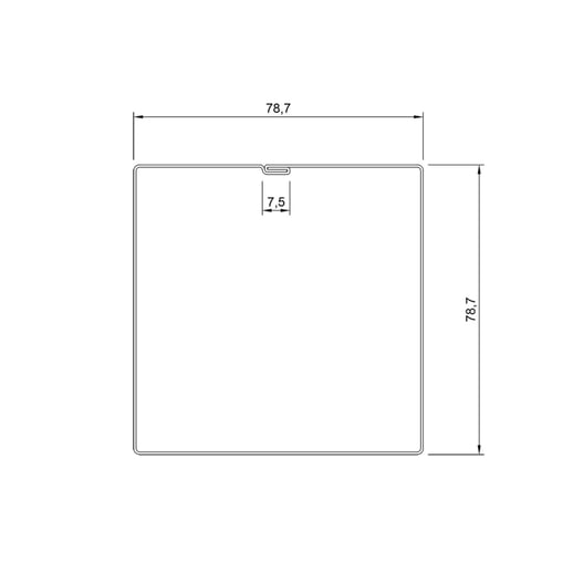 Stahl Kastenrinnen Sparpaket 4,00 m | Ø 125/80 mm | 9005 - Tiefschwarz #14