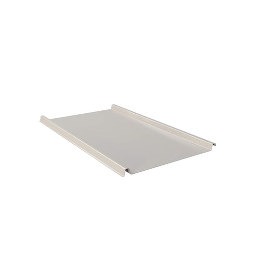 Stehfalzblech 33/500-LE | Dach | Anti-Tropf 1000 g/m² | Stahl 0,75 mm | 60 µm Puramid | 9002 - Grauweiß #1