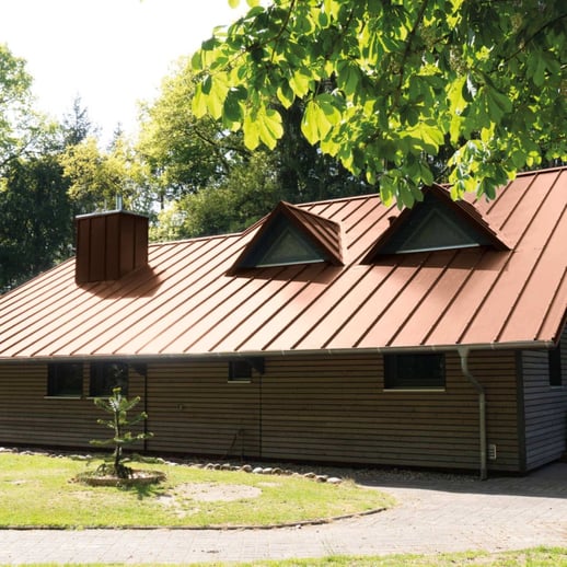 Stehfalzblech 33/500-LE | Dach | Stahl 0,75 mm | 25 µm Polyester | 8011 - Nussbraun #5