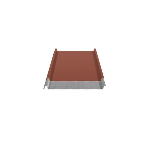 Stehfalzblech 33/500-LR | Dach | Anti-Tropf 1000 g/m² | Stahl 0,50 mm | 35 µm Mattpolyester | 75 - Ziegelrot #5