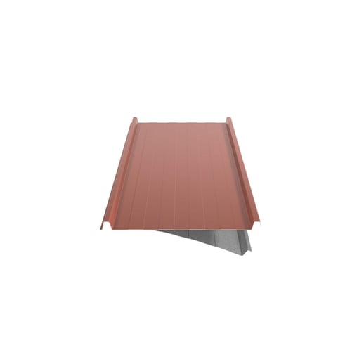 Stehfalzblech 33/500-LR | Dach | Anti-Tropf 700 g/m² | Stahl 0,63 mm | 25 µm Polyester | 8004 - Kupferbraun #8