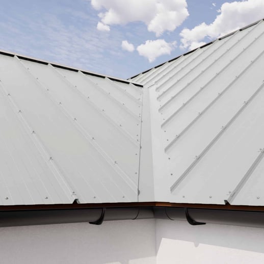 Stehfalzblech 33/500-LR | Dach | Stahl 0,50 mm | 25 µm Polyester | 7035 - Lichtgrau #5