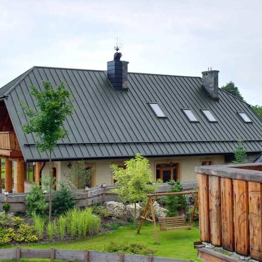 Stehfalzblech PD-510-S | Flach | Anti-Tropf 700 g/m² | Stahl 0,50 mm | 25 µm Polyester | 7000 - Fehgrau #6