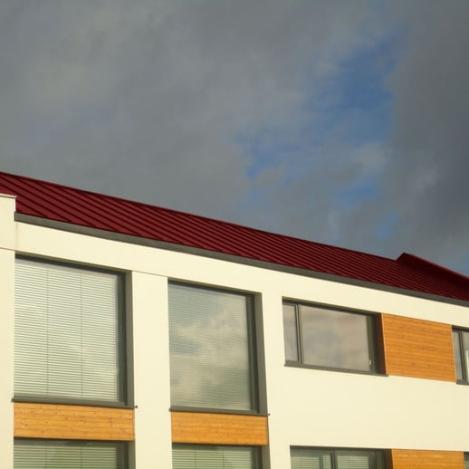 Stehfalzblech PD-510-S | Mikro | Anti-Tropf 700 g/m² | Stahl 0,50 mm | 25 µm Polyester | 028 - Kirschrot #9