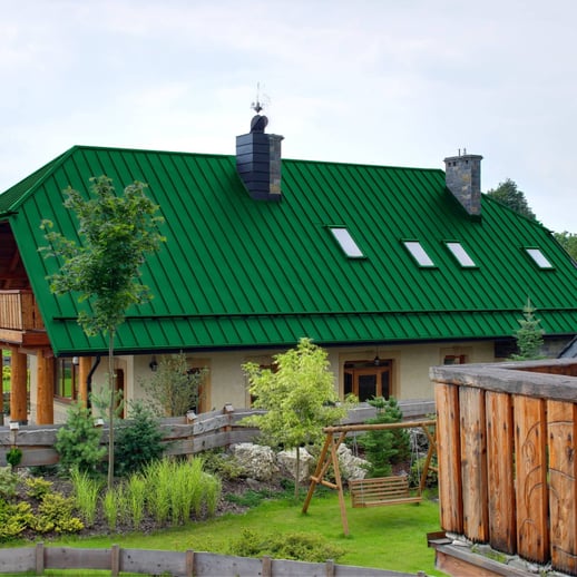 Stehfalzblech PD-510-S | Mikro | Stahl 0,50 mm | 25 µm Polyester | 6029 - Minzgrün #6