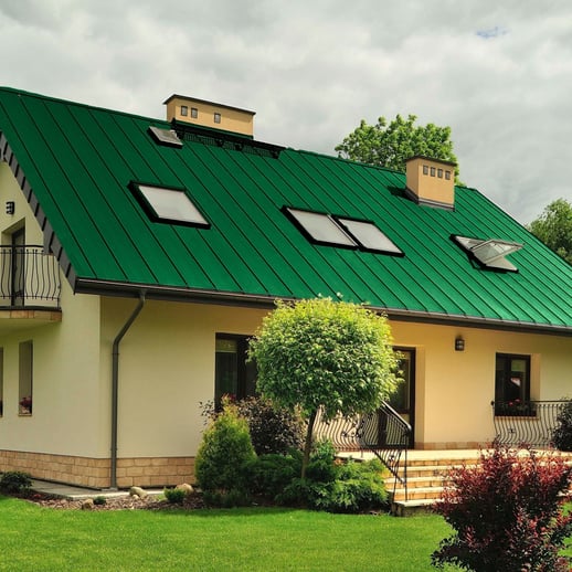 Stehfalzblech PD-510-S | Nano | Anti-Tropf 700 g/m² | Stahl 0,50 mm | 25 µm Polyester | 6029 - Minzgrün #4