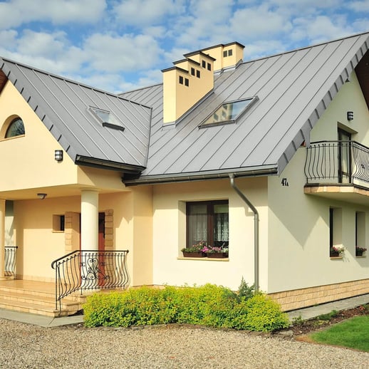 Stehfalzblech PD-510-S | Nano | Anti-Tropf 700 g/m² | Stahl 0,50 mm | 25 µm Polyester | 7035 - Lichtgrau #3