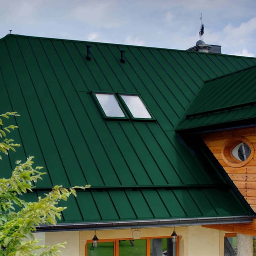 Stehfalzblech PD-510-S | Nano | Stahl 0,50 mm | 50 µm PURMAT® | 011 - Grün #5