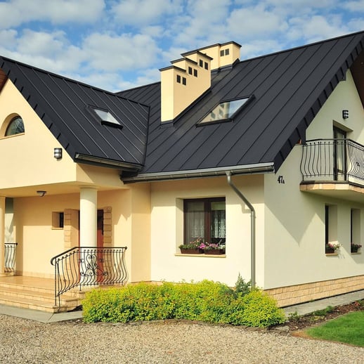 Stehfalzblech PD-510-S | Trapez | Anti-Tropf 700 g/m² | Stahl 0,50 mm | 25 µm Polyester | 7024 - Graphitgrau #3