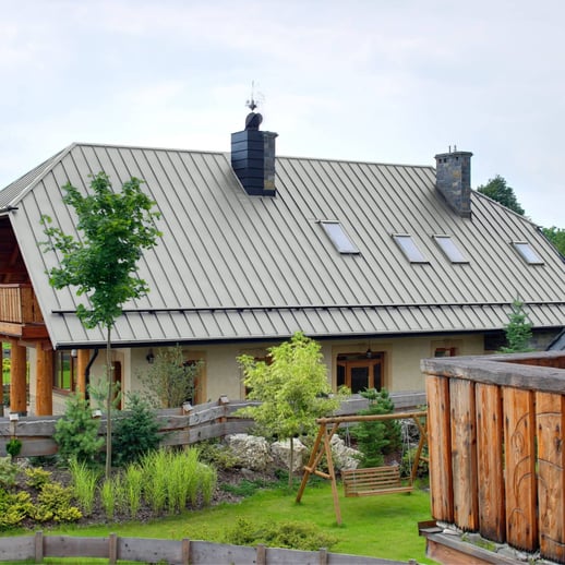 Stehfalzblech PD-510-S | Trapez | Stahl 0,50 mm | 25 µm Polyester | 7035 - Lichtgrau #6