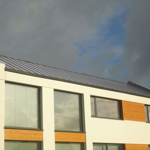 Stehfalzblech PD-510-S | Trapez | Stahl 0,50 mm | 25 µm Polyester | 9006 - Weissaluminium #9