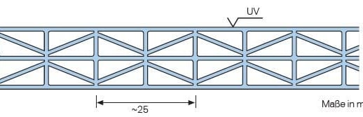 Terrassenüberdachung | Schneelastzone 2 | RAL 7016 | Platte Opal Weiß | Leiste Halbrund | Breite 3,06 m | Tiefe 2,00 m #4