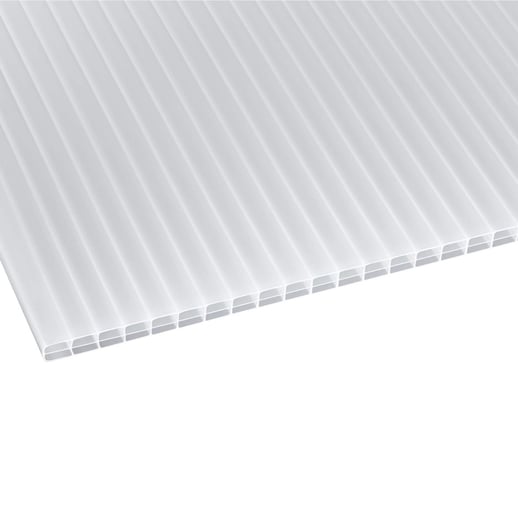 Polycarbonat Stegplatte | 16 mm | Profil A4 | Sparpaket | Plattenbreite 1,20 m | Opal Weiß | Blueline | Breite 3,75 m | Länge 2,00 m #4
