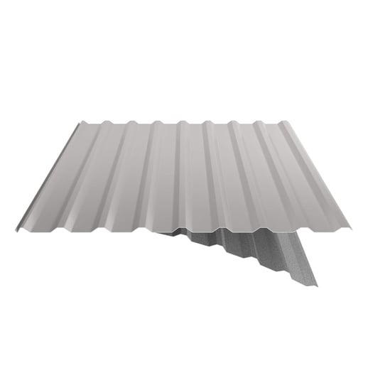 Trapezblech 20/1100 | Dach | Anti-Tropf 2400 g/m² | Stahl 0,50 mm | 25 µm Polyester | 7035 - Lichtgrau #9
