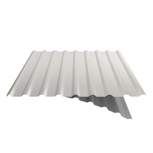 Trapezblech 20/1100 | Dach | Anti-Tropf 2400 g/m² | Stahl 0,50 mm | 25 µm Polyester | 9010 - Reinweiß #9