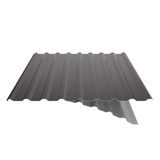 Trapezblech 20/1100 | Dach | Anti-Tropf 2400 g/m² | Stahl 0,75 mm | 25 µm Polyester | 8017 - Schokoladenbraun #9