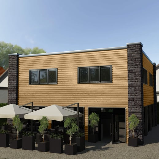 Trapezblech 20/1100 | Wand | Stahl 0,50 mm | 35 µm Strukturpolyester | Holzoptik - Ahorn #3