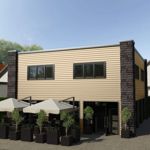 Trapezblech 20/1100 | Wand | Stahl 0,63 mm | 25 µm Polyester | 1015 - Hellelfenbein #3