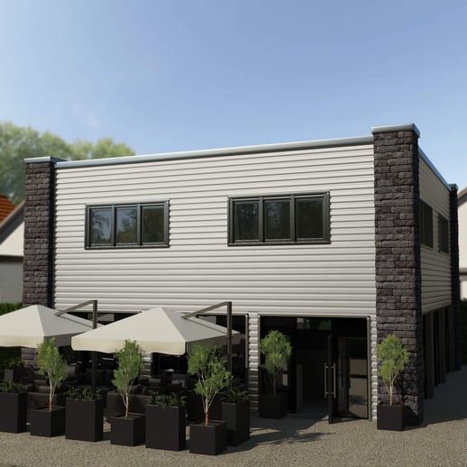 Trapezblech 20/1100 | Wand | Stahl 0,63 mm | 25 µm Polyester | 9002 - Grauweiß #3