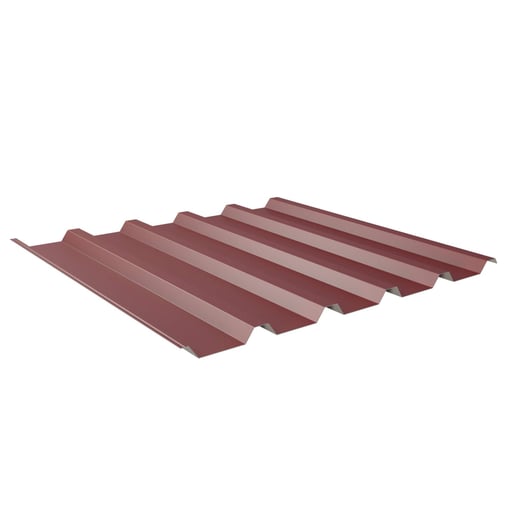 Trapezblech 35/207 | Dach | Anti-Tropf 1000 g/m² | Stahl 0,50 mm | 25 µm Polyester | 3005 - Weinrot #1
