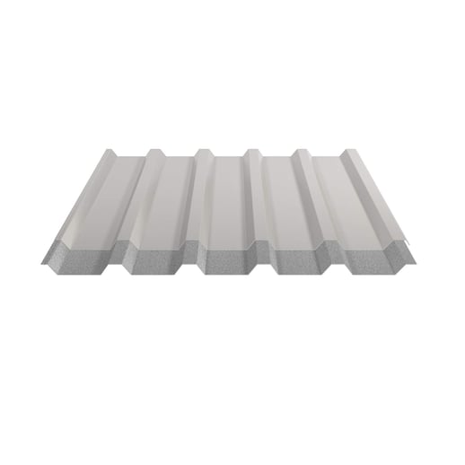 Trapezblech 35/207 | Dach | Anti-Tropf 1000 g/m² | Stahl 0,63 mm | 25 µm Polyester | 9002 - Grauweiß #8