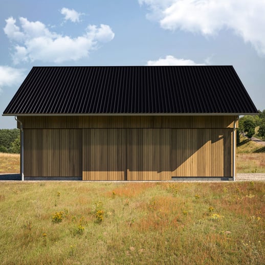 Trapezblech 35/207 | Dach | Anti-Tropf 2400 g/m² | Stahl 0,50 mm | 35 µm Mattpolyester | 33 - Schwarz #3