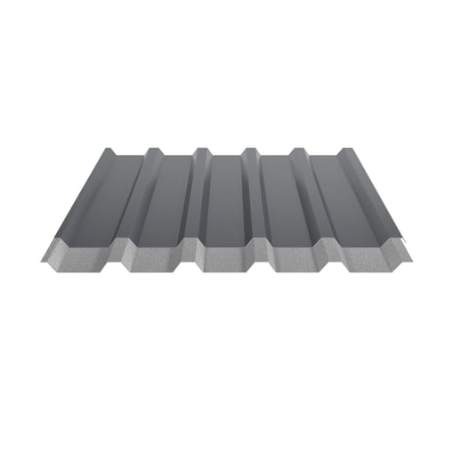 Trapezblech 35/207 | Dach | Anti-Tropf 2400 g/m² | Aluminium 0,70 mm | 25 µm Polyester | 7016 - Anthrazitgrau #8