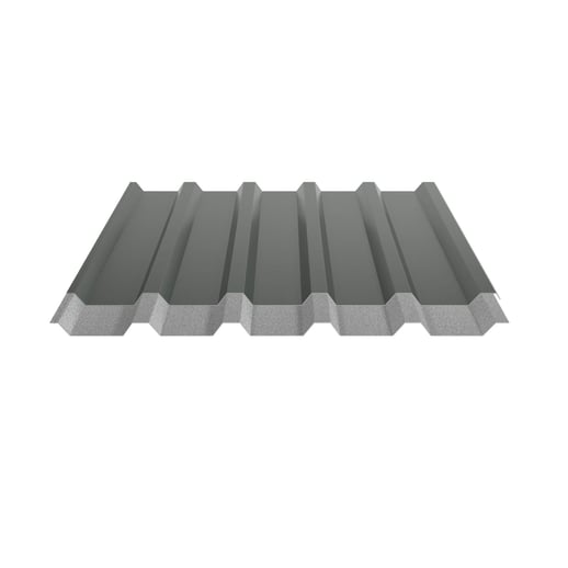 Trapezblech 35/207 | Dach | Anti-Tropf 700 g/m² | Stahl 0,63 mm | 25 µm Polyester | 6020 - Chromoxidgrün #8