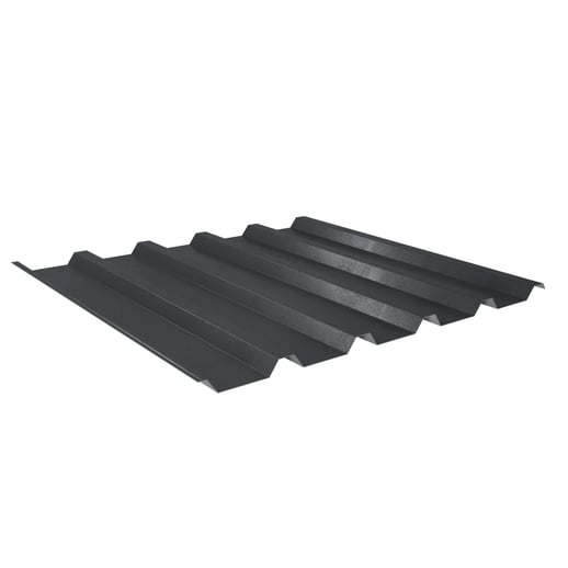 Trapezblech 35/207 | Dach | Anti-Tropf 700 g/m² | Stahl 0,50 mm | 35 µm Mattpolyester | 23 - Dunkelgrau #1