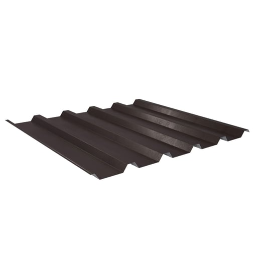 Trapezblech 35/207 | Dach | Anti-Tropf 700 g/m² | Stahl 0,50 mm | 35 µm Mattpolyester | 32 - Dunkelbraun #1