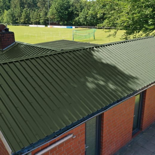 Trapezblech 35/207 | Dach | Stahl 0,63 mm | 25 µm Polyester | 6020 - Chromoxidgrün #6