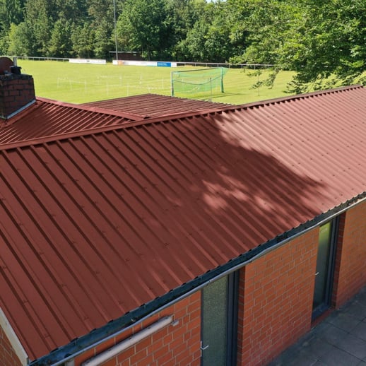 Trapezblech 35/207 | Dach | Stahl 0,75 mm | 25 µm Polyester | 8012 - Rotbraun #6