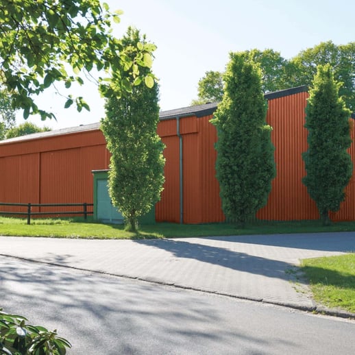 Trapezblech 35/207 | Wand | Stahl 0,50 mm | 25 µm Polyester | 8004 - Kupferbraun #5