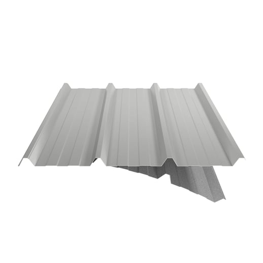 Trapezblech 45/333 | Dach | Anti-Tropf 1000 g/m² | Stahl 0,63 mm | 25 µm Polyester | 9006 - Weißaluminium #7