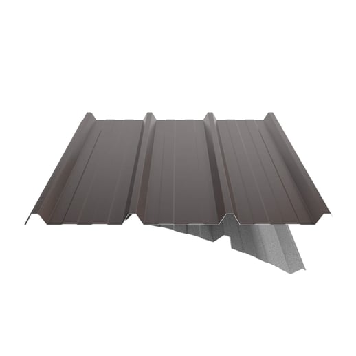 Trapezblech 45/333 | Dach | Anti-Tropf 2400 g/m² | Stahl 0,50 mm | 25 µm Polyester | 8014 - Sepiabraun #7