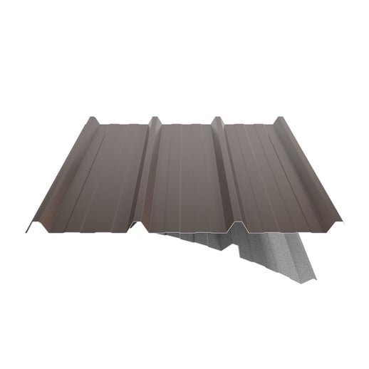 Trapezblech 45/333 | Dach | Anti-Tropf 700 g/m² | Stahl 0,75 mm | 25 µm Polyester | 8011 - Nussbraun #7