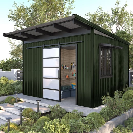 Trapezblech T18DR | Dach | Anti-Tropf 700 g/m² | Stahl 0,50 mm | 25 µm Polyester | 6020 - Chromoxidgrün #3