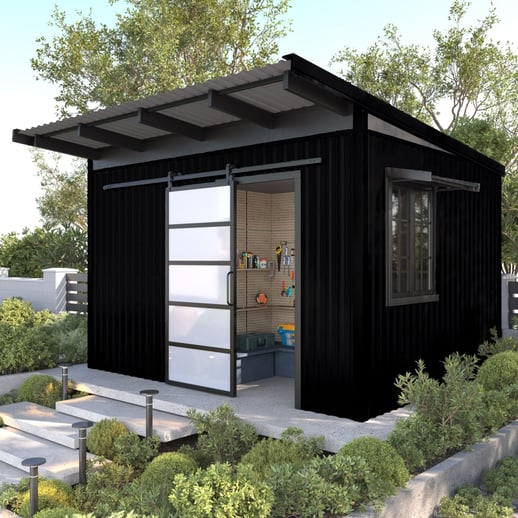 Trapezblech T18DR | Dach | Stahl 0,50 mm | 50 µm PURLAK® | 9005 - Tiefschwarz #3