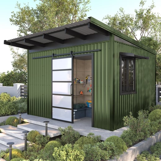 Trapezblech T18DR | Dach | Stahl 0,75 mm | 25 µm Polyester | 6011 - Resedagrün #3